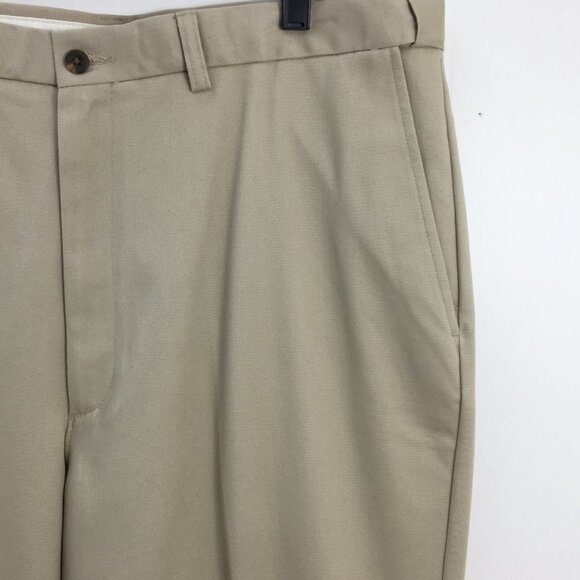 Haggar Mens Khaki Dress Pant Bundle of 2 Size 38x31 EXCELLENT Condition - Picture 4 of 12